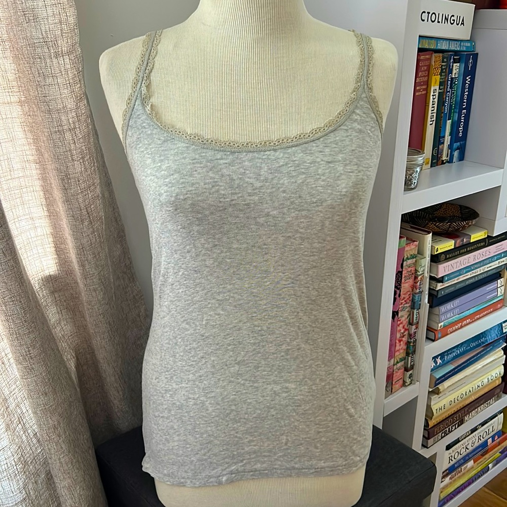 Heather gray cami